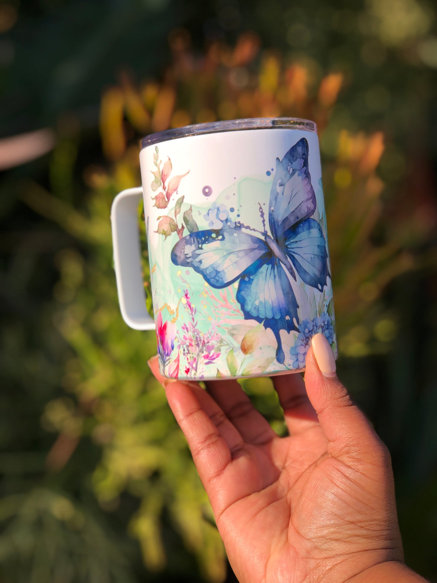 Stainless Steel Mug - Butterflies