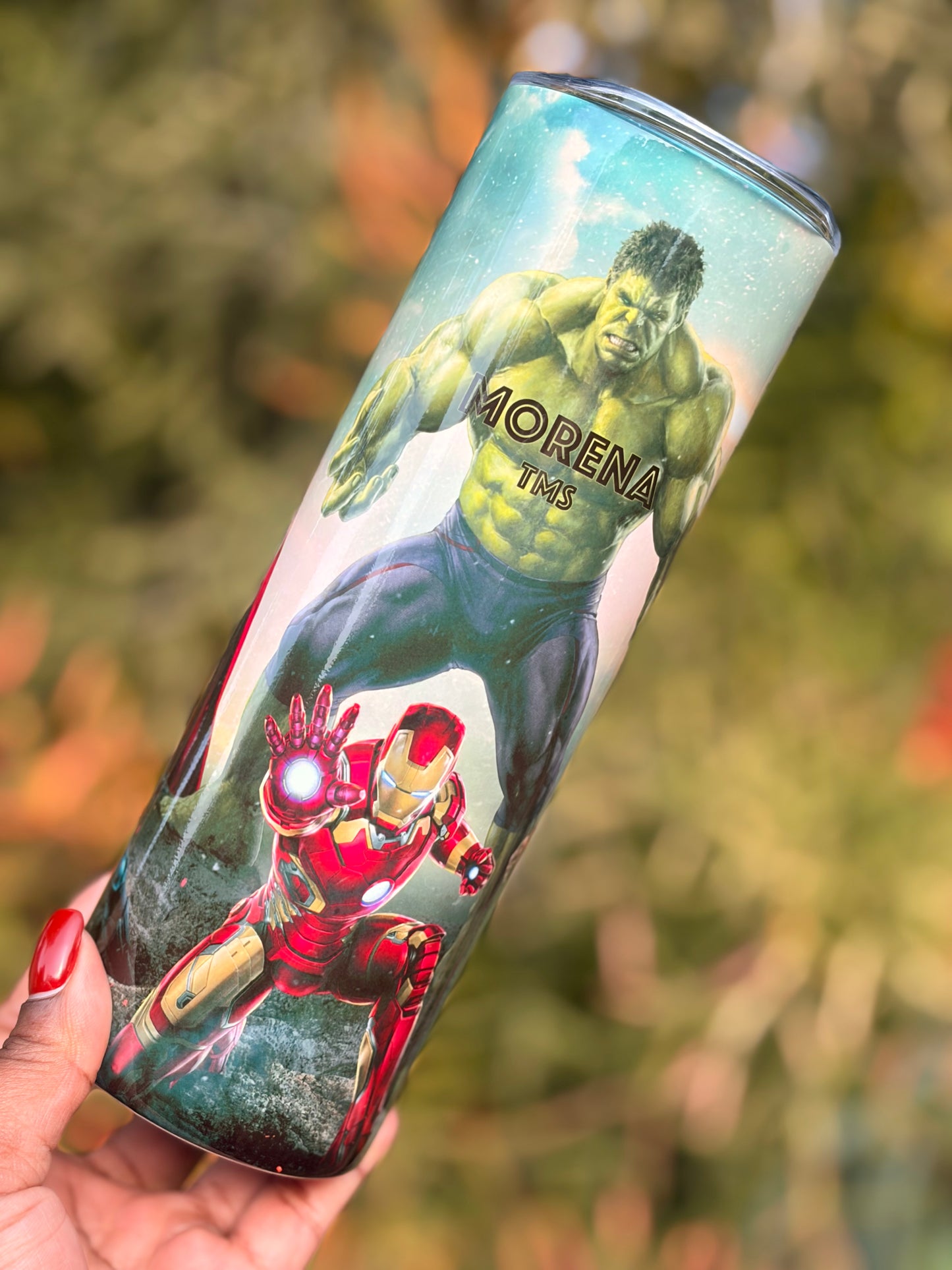 20oz Skinny Tumbler - Avengers Inspired