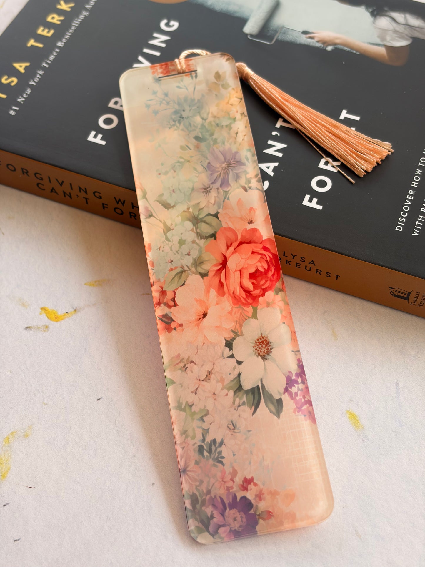 Sub-Acrylic Bookmarks - Vintage Florals