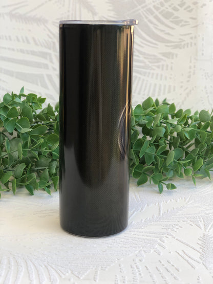 20oz Silver Skinny Tumbler - Orlando Pirates Gunmetal