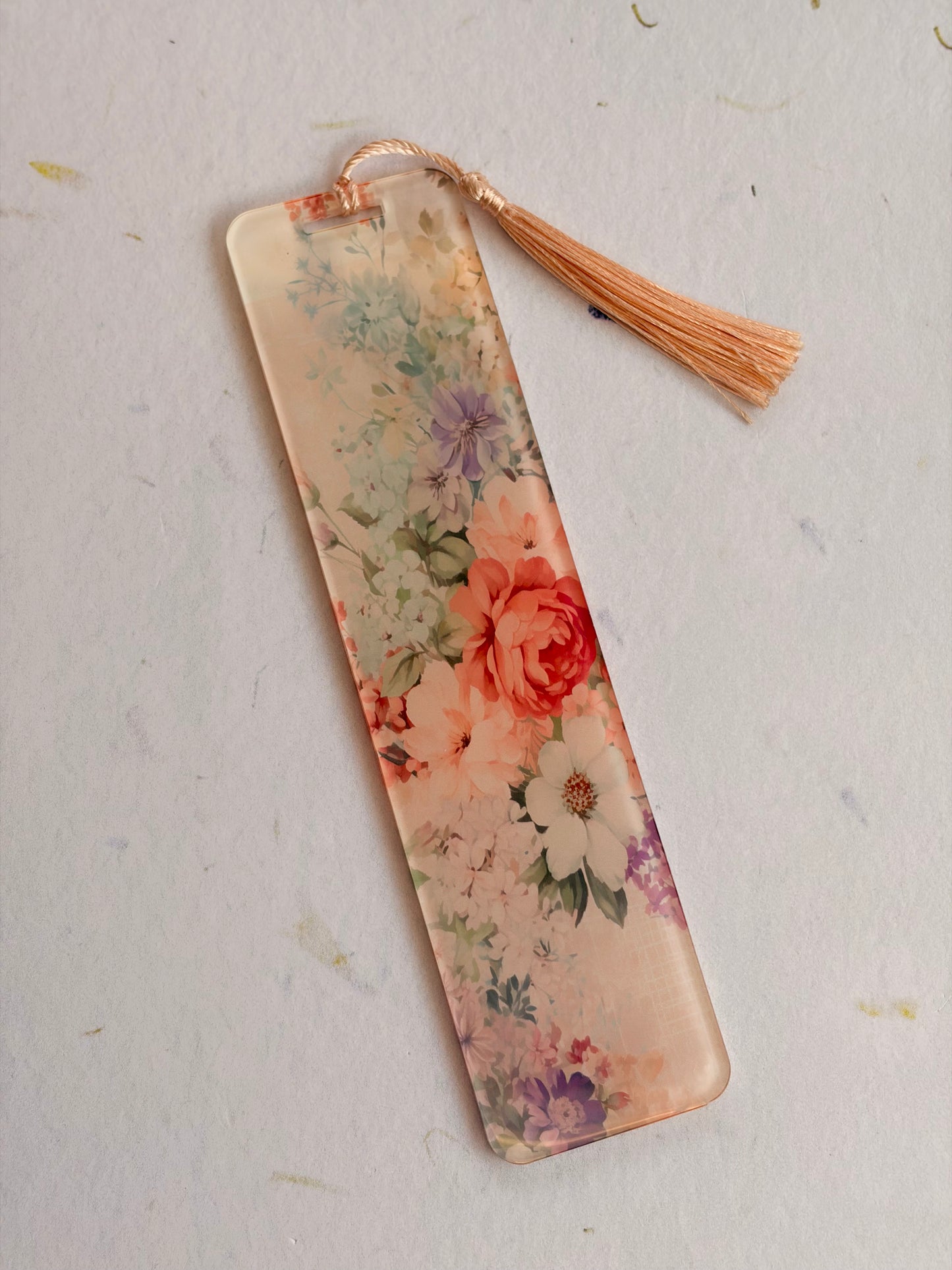 Sub-Acrylic Bookmarks - Vintage Florals