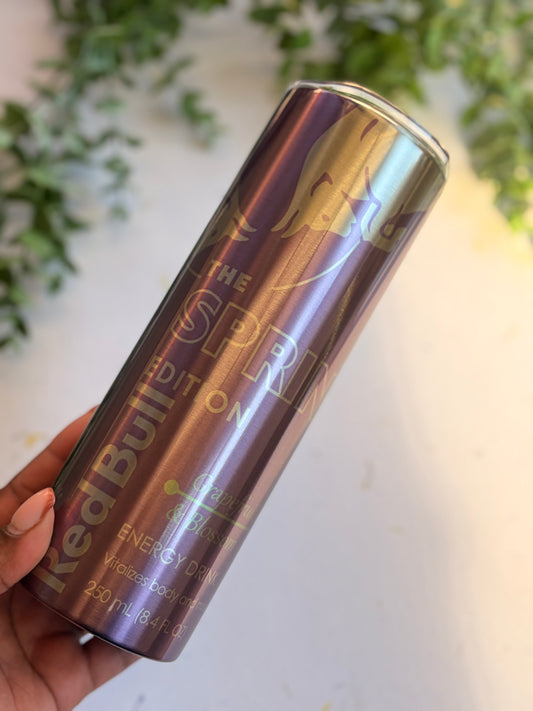 20oz Silver Skinny Tumbler - Spring Edition