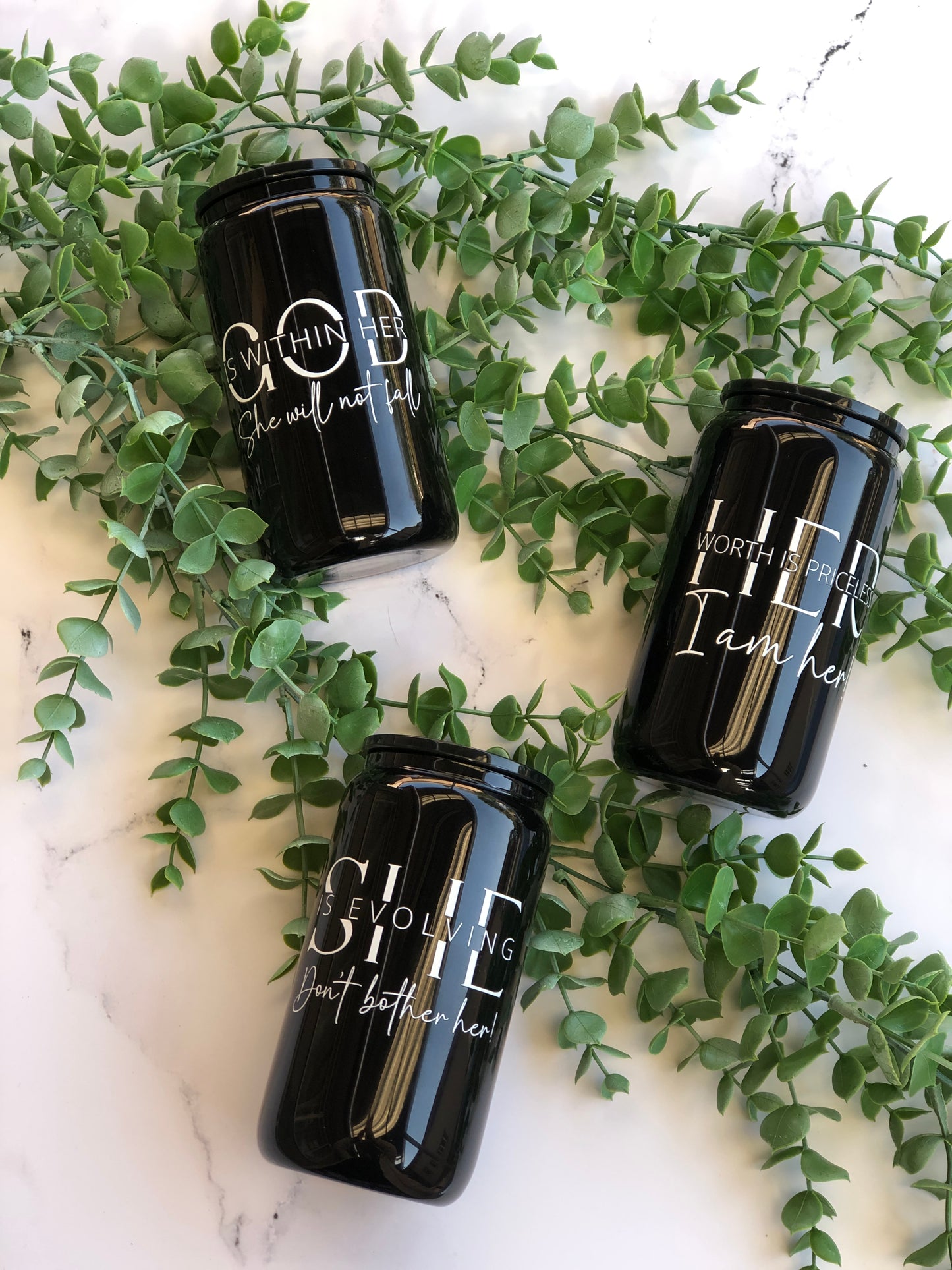 Black Glass Can - She/Her Designs