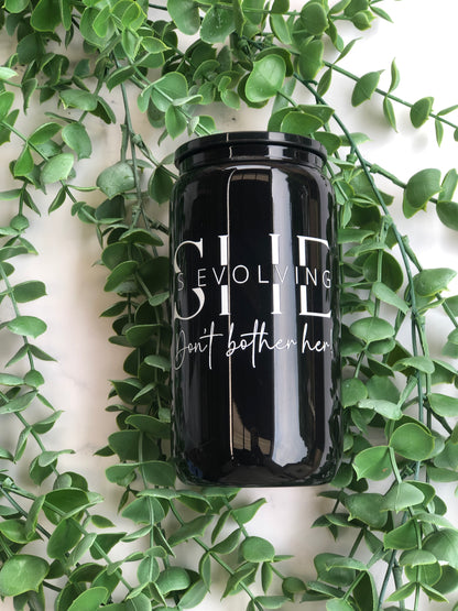 Black Glass Can - She/Her Designs