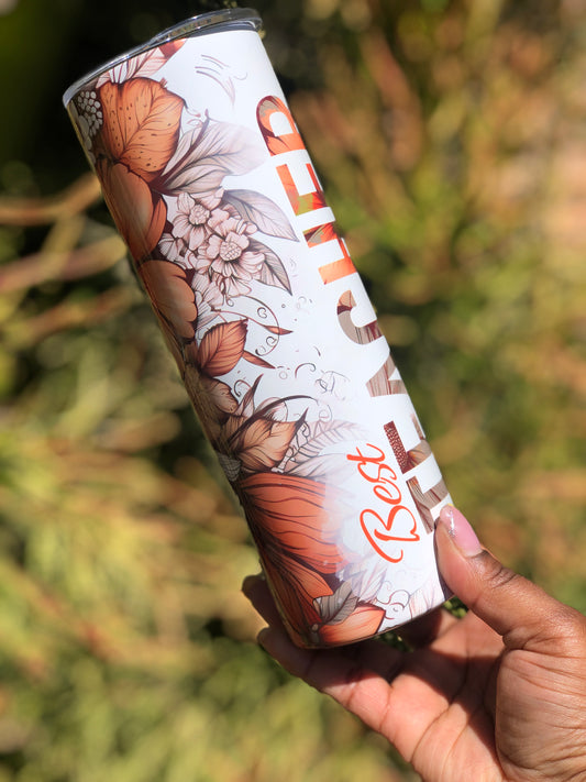 20oz Skinny Tumbler -Best Teacher Ever