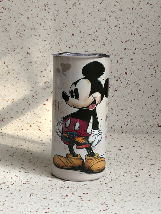 15oz Skinny Tumbler - Mickey Colourful Shorts