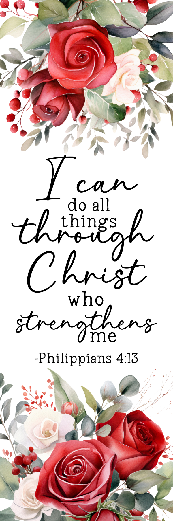 Sub-Acrylic Bookmark - Bible Verses