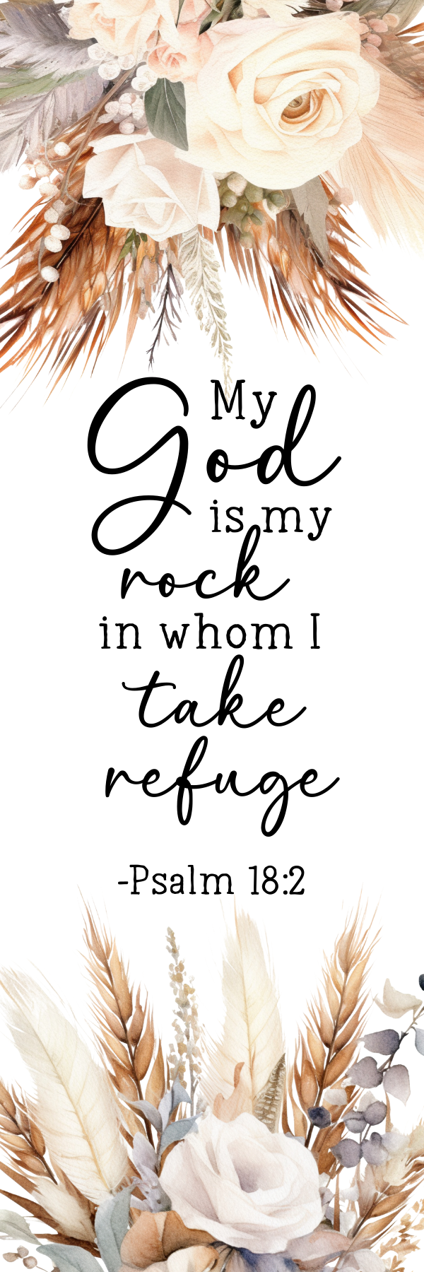 Sub-Acrylic Bookmark - Bible Verses