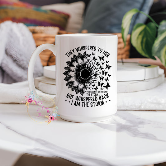 15oz Ceramic Mug - They Whispered