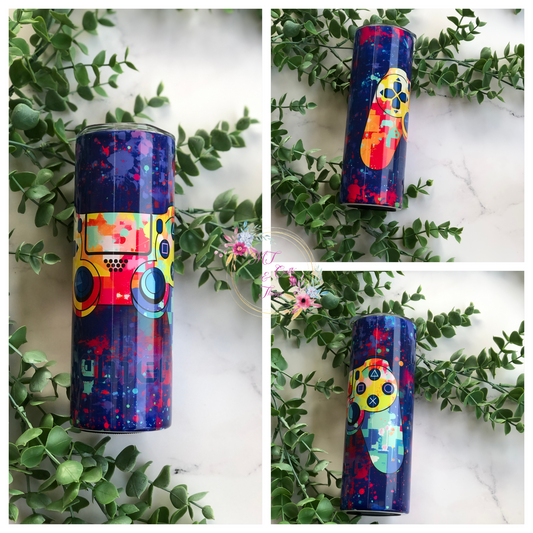 20oz Skinny Tumbler - Gamer